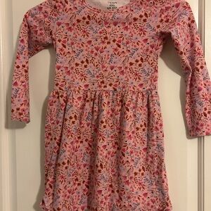 Carter's Pink Floral Long Sleeve Dress